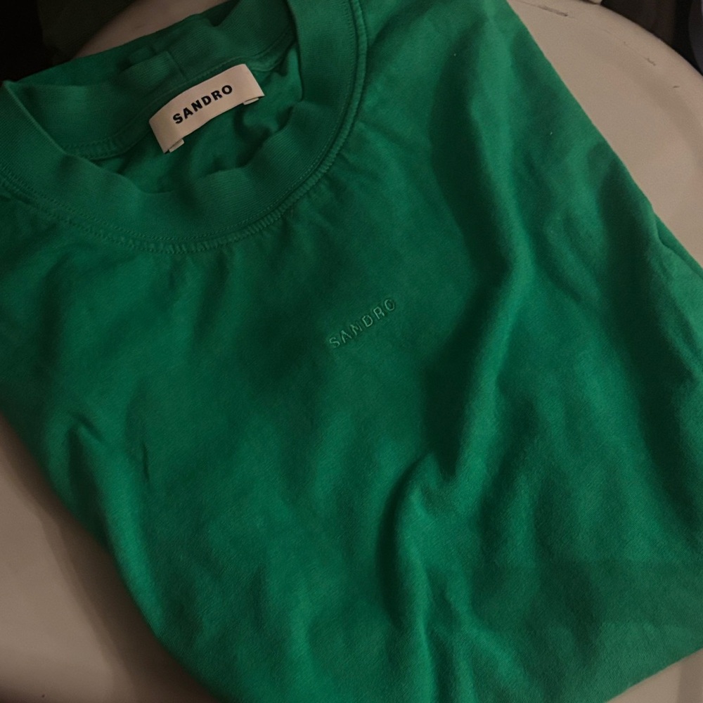 ❤️…Sandro Vibrant Green Tee